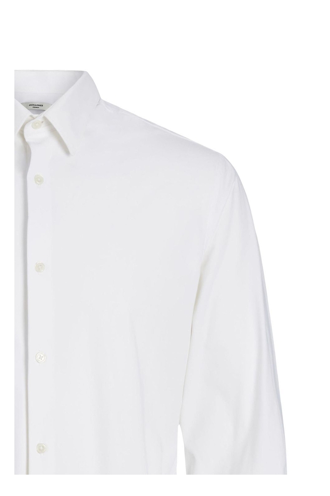 JPRBLAACTIVE STRETCH L/S SHIRT SN 12263744 WHITE/SLIM FIT